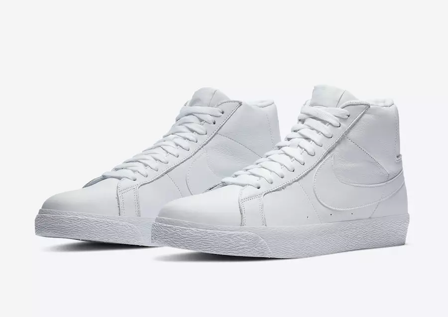 Nike SB Zoom Blazer Mid Triple Wit 864349-105 Releasedatum