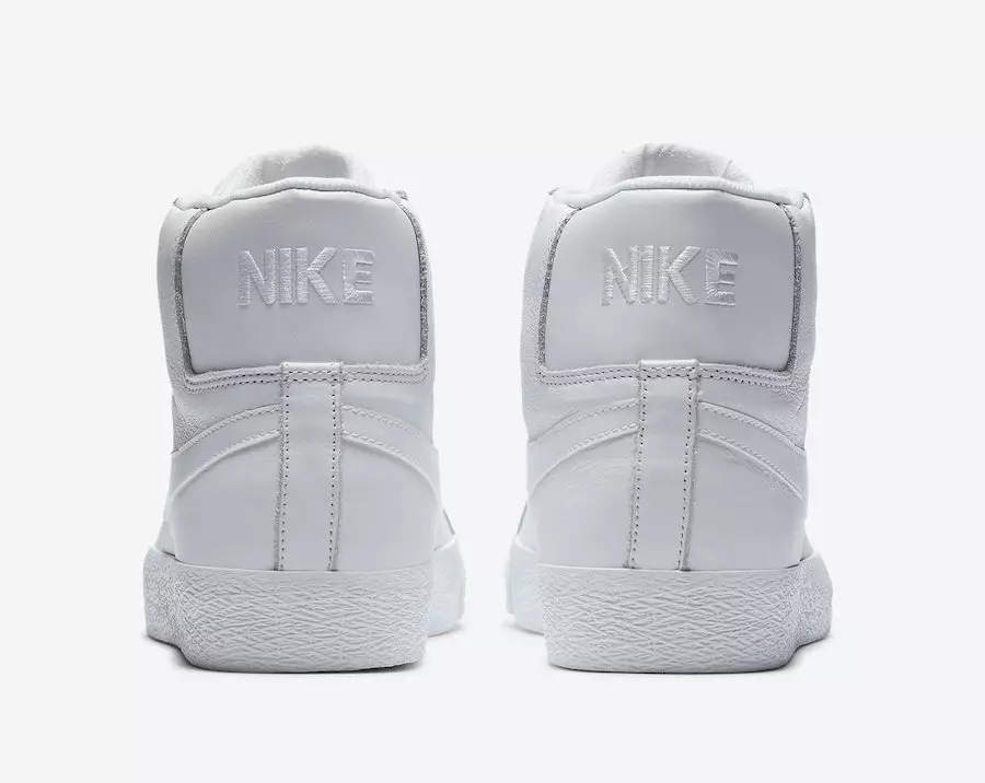 Nike SB Zoom Blazer Mid Triple White 864349-105 გამოშვების თარიღი