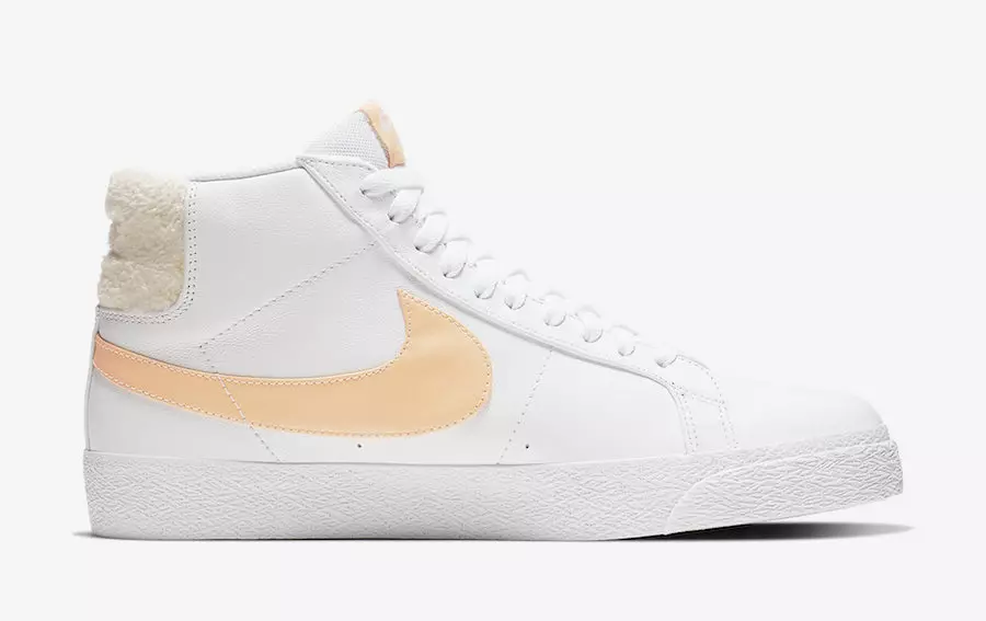 Nike SB Blazer Mid White Core Gold CJ6983-102 תאריך שחרור