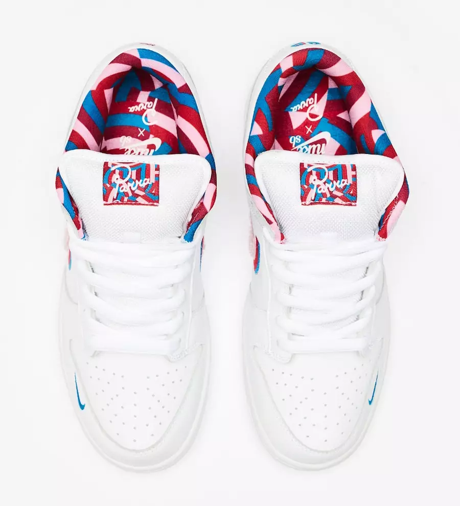 Parra Nike SB Dunk Low CN4504-100 2019 Išleidimo data