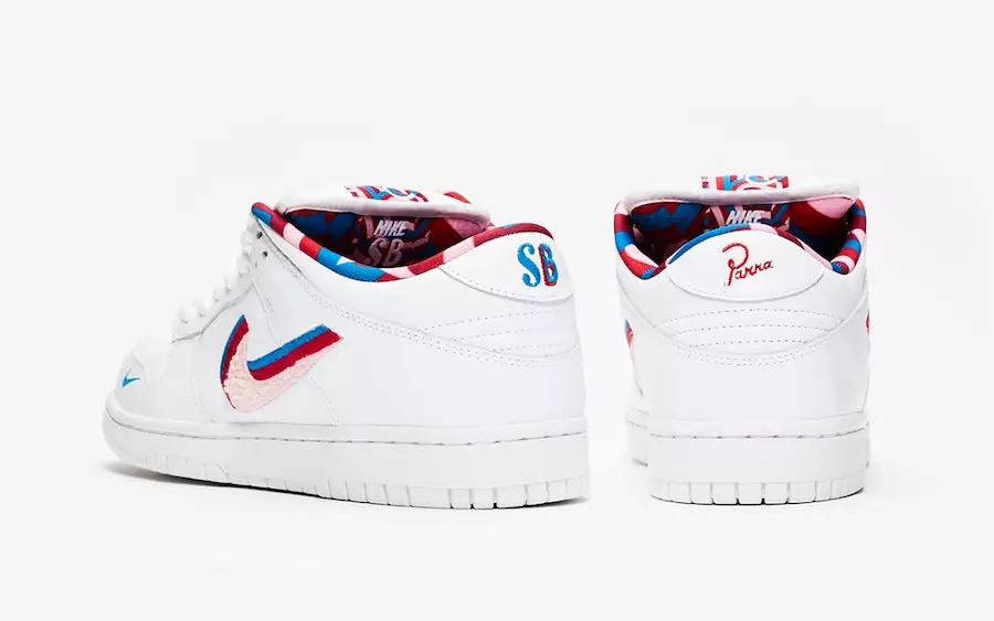 Parra Nike SB Dunk Low CN4504-100 2019 Санаи барориши