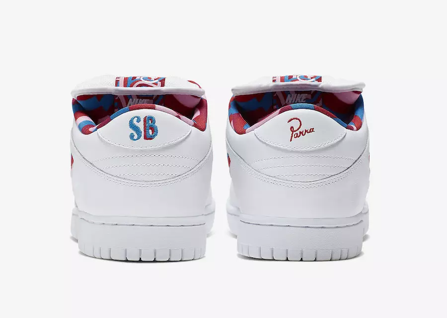 Parra Nike SB Dunk Low CN4504-100 2019 Išleidimo data