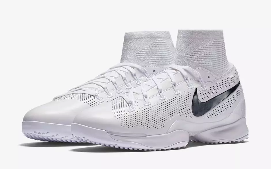 NikeCourt Air Zoom Ultrafly Grass Sort Hvid