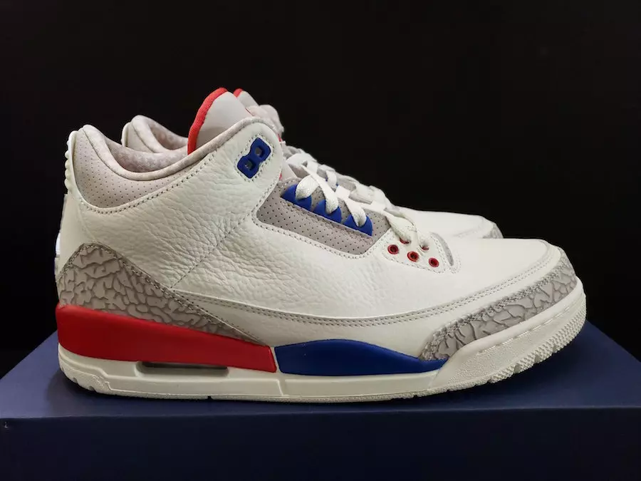 Air Jordan 3 Благотворителна игра USA International Pack Дата на издаване