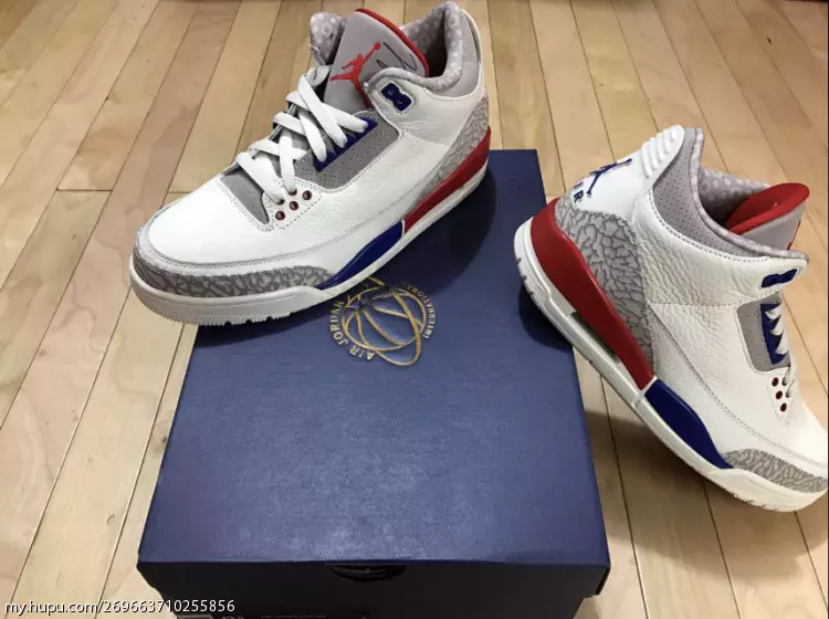 USA Air Jordan 3 טשאַריטי שפּיל