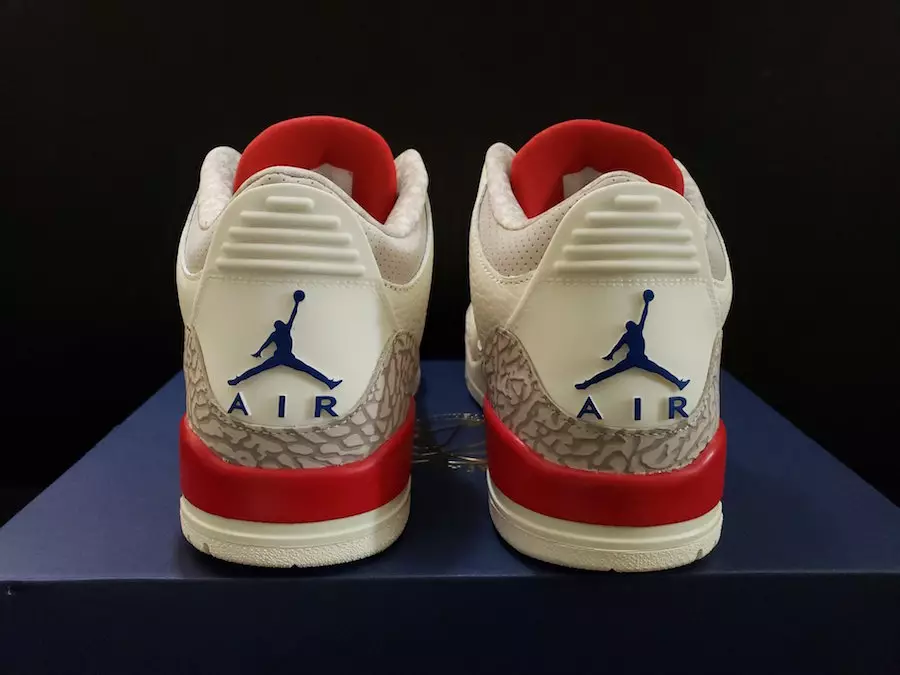 Air Jordan 3 labdarības spēle ASV starptautiskās pakotnes izlaišanas datums