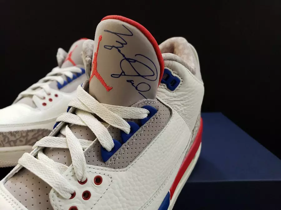 Air Jordan 3 jótékonysági játék USA nemzetközi csomag megjelenési dátuma