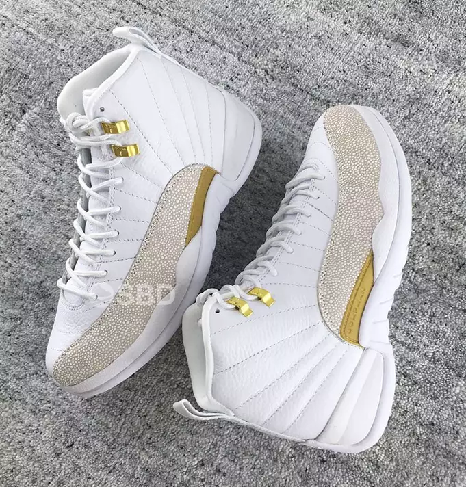 Útgáfudagur OVO Air Jordan 12 hvítagulls