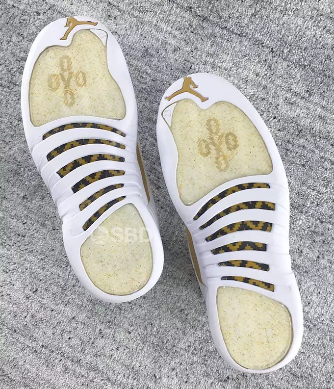 OVO Air Jordan 12 White Gold ဖြန့်ချိသည့်ရက်စွဲ