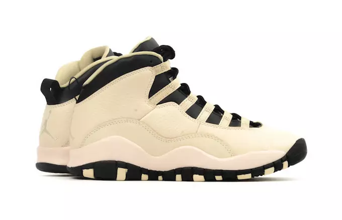 Air Jordan 10 GS Parelwit Zwart