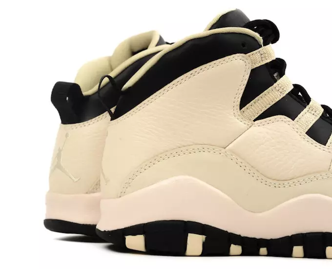 Air Jordan 10 GS Perluhvít Svartur