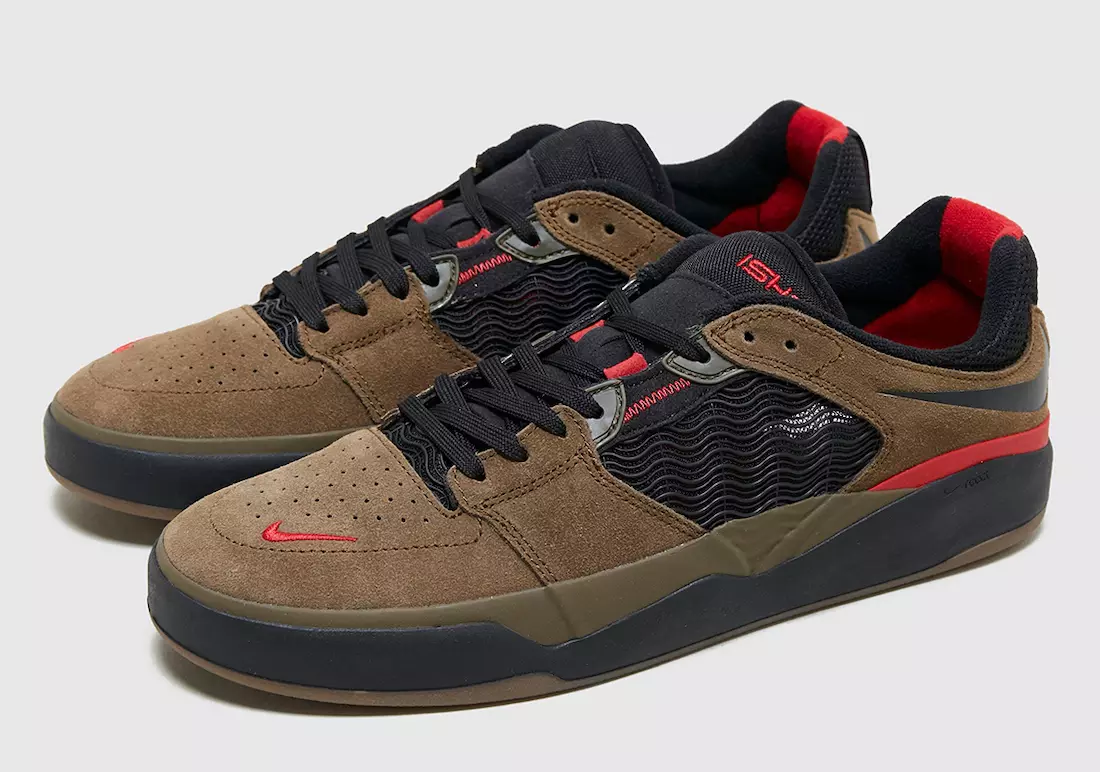 Nike SB Ishod Light Olive Black Varsity Red DC72320-300 худалдаанд гарсан огноо