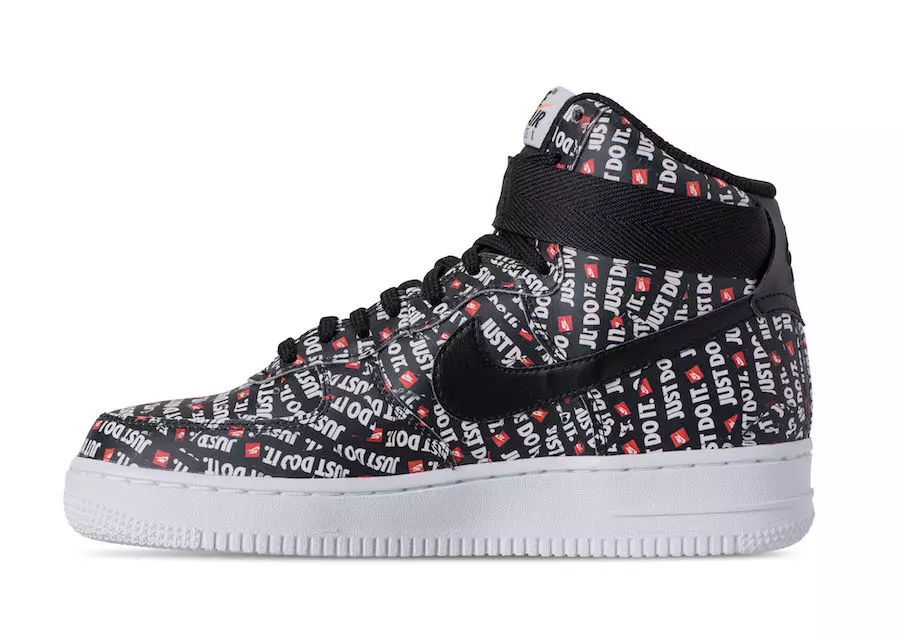 Nike Air Force 1 High Just Do It fekete