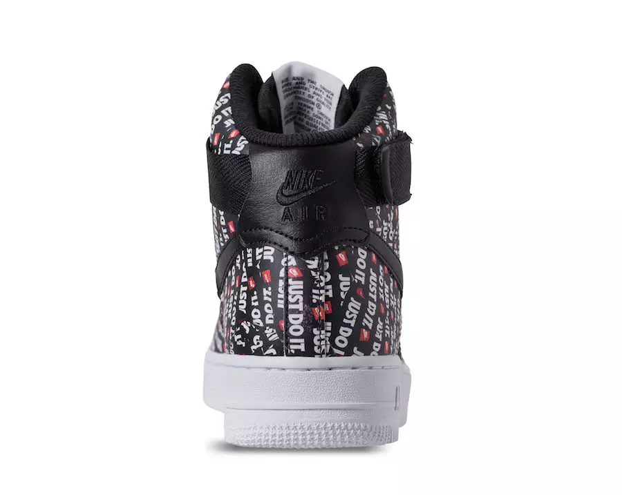 Nike Air Force 1 High Танҳо онро сиёҳ кунед