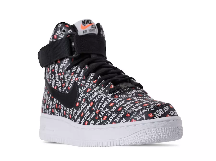 Nike Air Force 1 High Just Do It Zwart