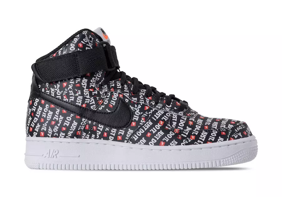 Nike Air Force 1 High жай ғана қара түсті