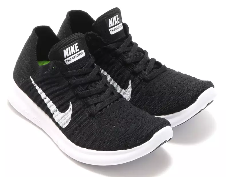 Nike Free RN Flyknit WMNS Black White