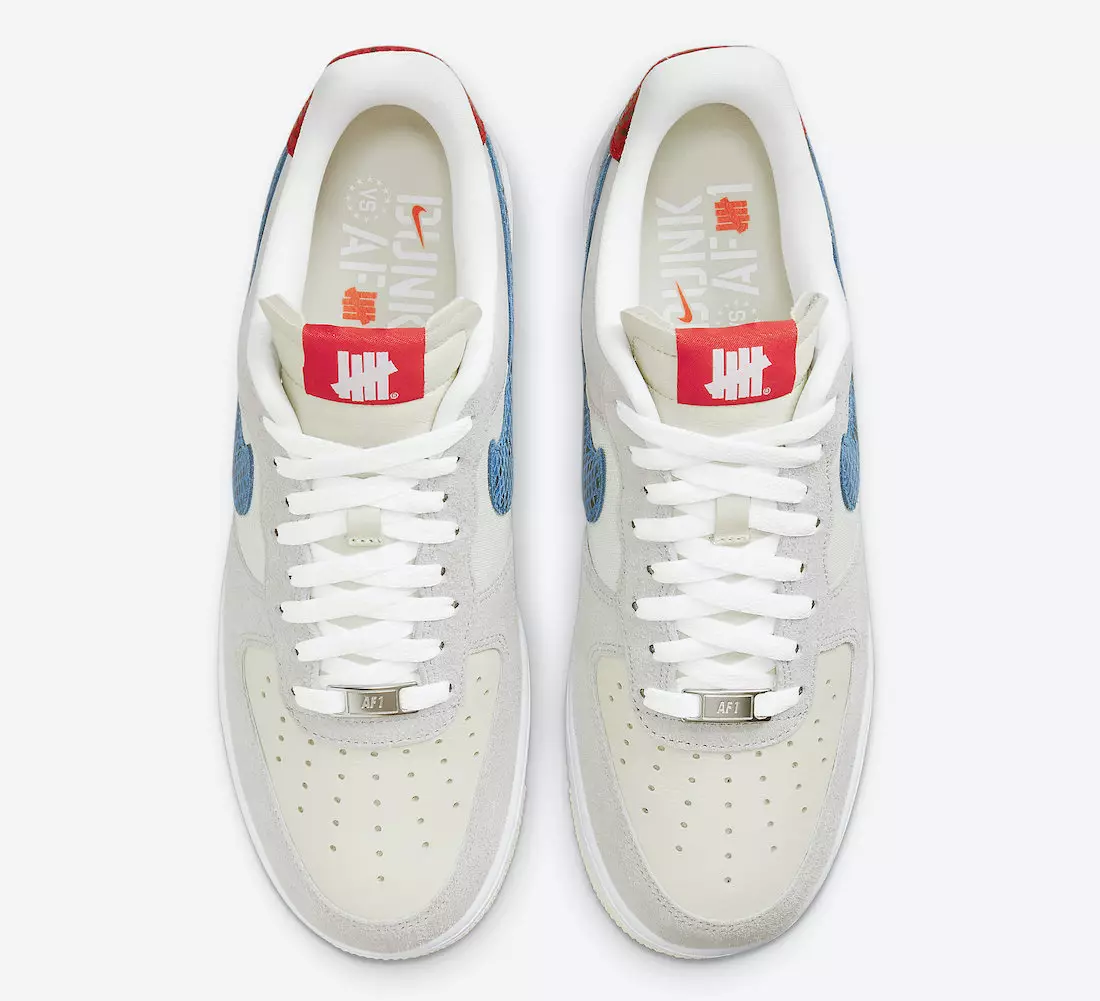 Undefeated Nike Air Force 1 5 On It DM8461-001 Utgivningsdatum