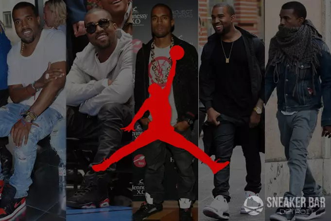 #TBT E Bléck zréck op Kanye West Droen Air Jordans