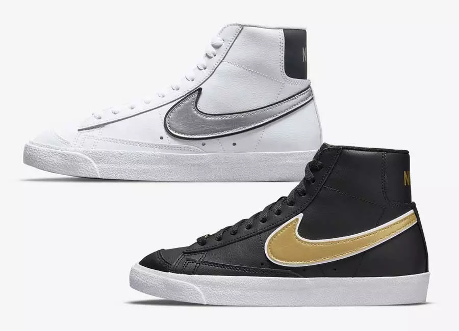 Nike agrega Swooshes metálicos al Blazer Mid '77