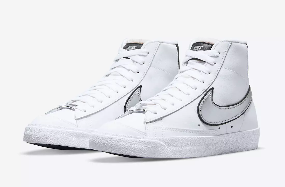 Nike Blazer Mid 77 White Silver DH0070-100 تاريخ الإصدار