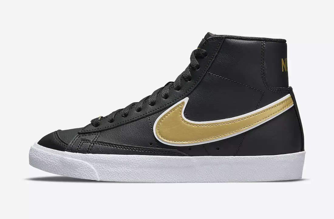 Nike Blazer Mid 77 Black Gold DH0070-001 Väljalaskekuupäev