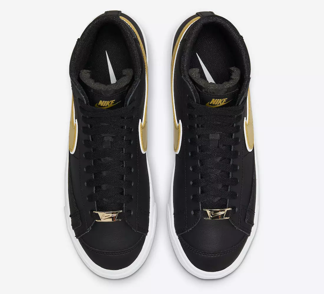 Nike Blazer Mid 77 Black Gold DH0070-001 Թողարկման ամսաթիվ