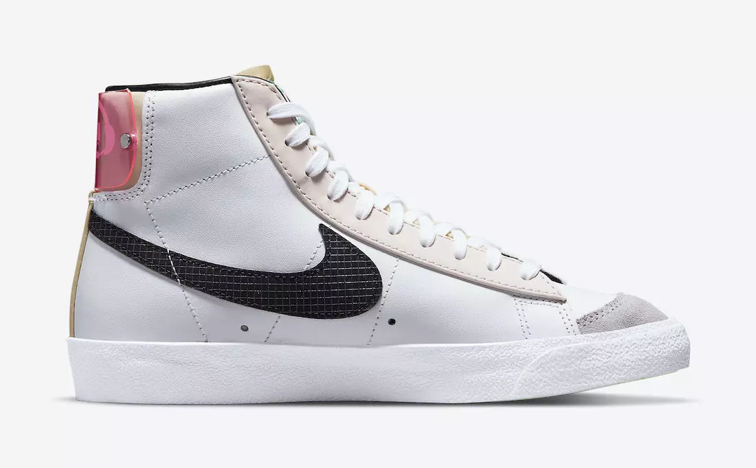 Nike Blazer Mid האָבן אַ גוטע שפּיל DO2331-101 מעלדונג טאָג