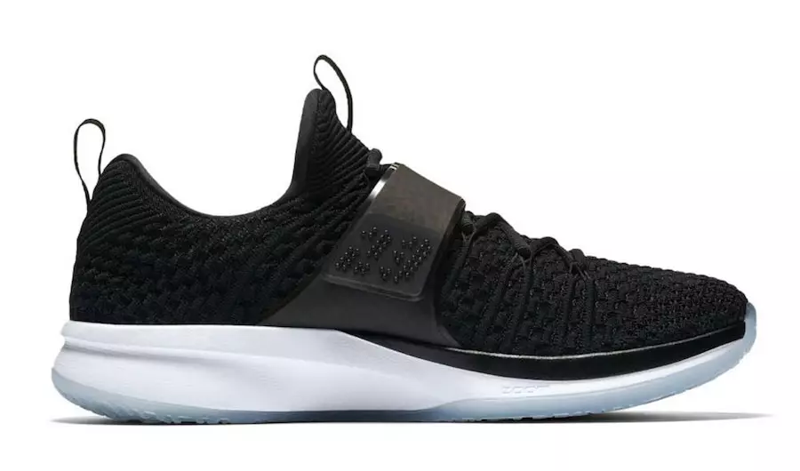 Jordan Trainer 2 Flyknit Ais Hitam Rendah