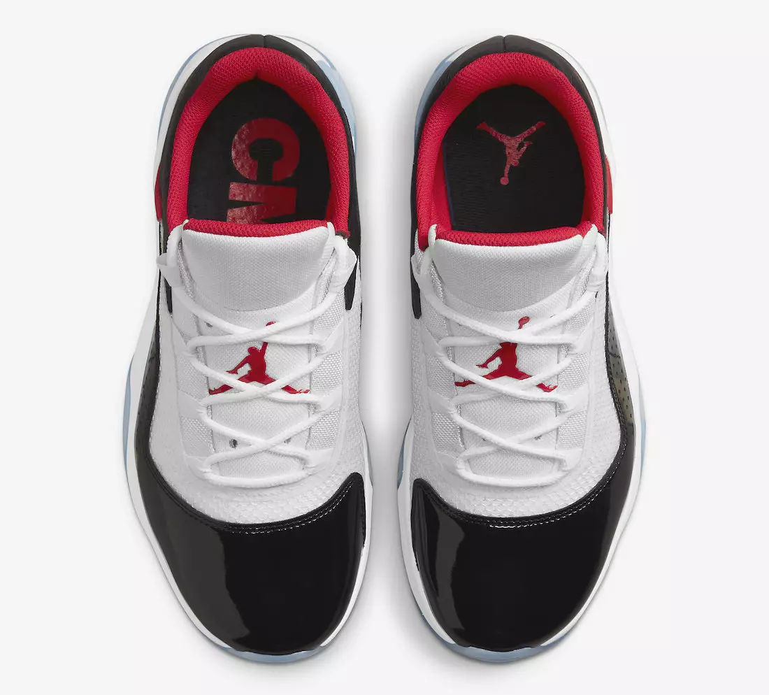 Air Jordan 11 CMFT Low White University Red Black DO0613-160 ဖြန့်ချိသည့်ရက်စွဲ