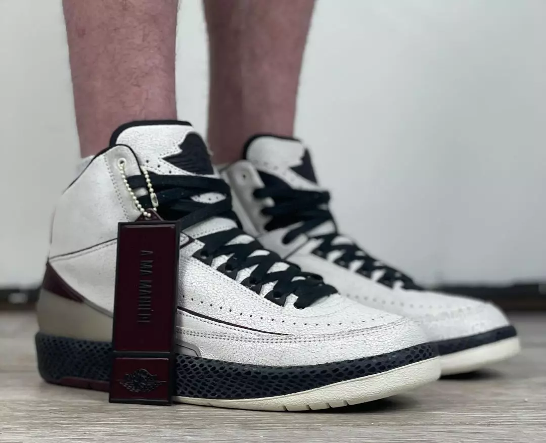 Ma Maniere Air Jordan 2:n julkaisupäivä jaloissa