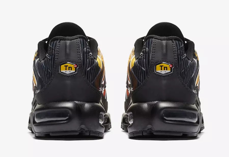 Nike Air Max Plus Gestreept Zwart Oranje AT0040-002 Releasedatum Prijs