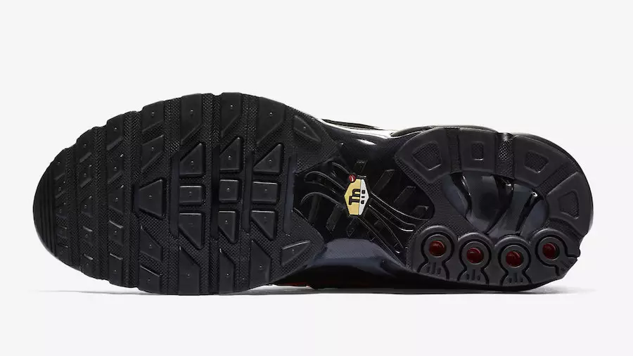 Nike Air Max Plus Striped Negras Naranjas AT0040-002 Fecha de lanzamiento Precio