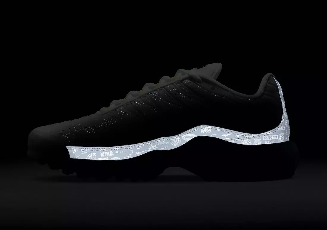 Nike Air Max Plus Reflective Lógó DB0682-002 Dáta Eisiúna