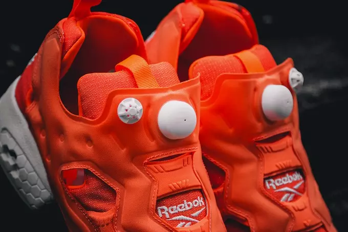 reebok insta pump fury tech naranja solar