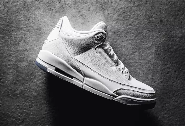 Кроссовки Air Jordan 3 Pure White 136064-111