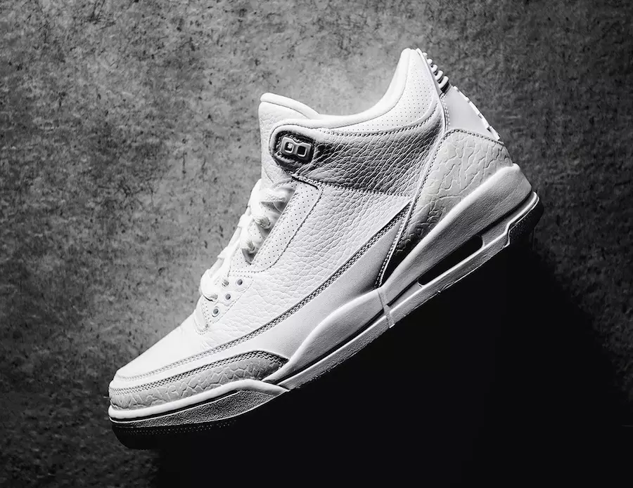 Air Jordan 3 Blanco Puro 136064-111