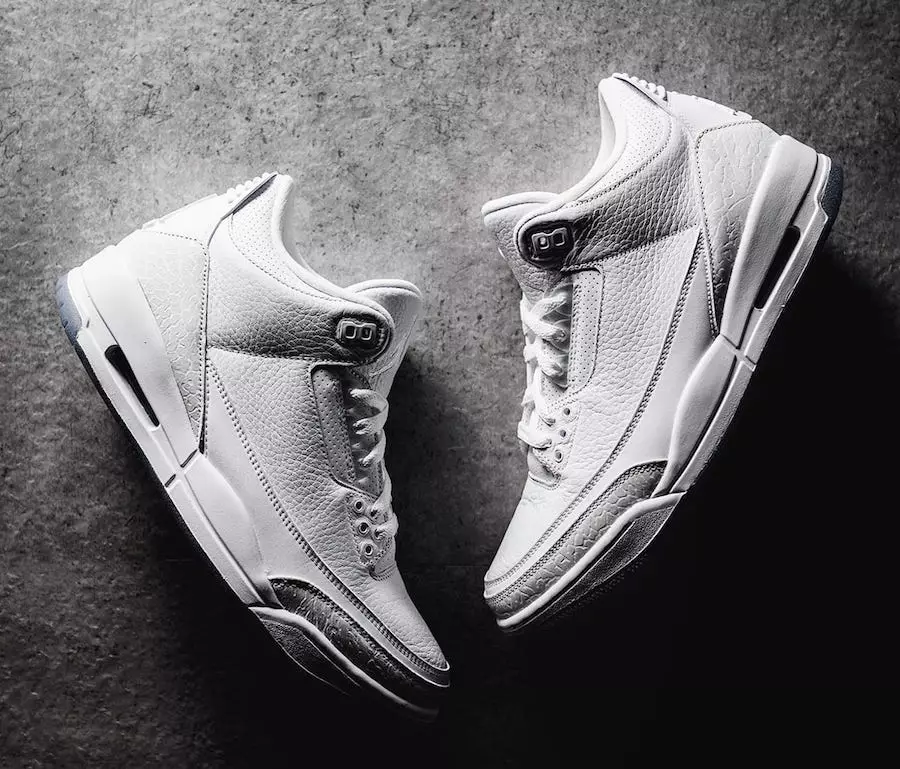 Air Jordan 3 Blanco Puro 136064-111