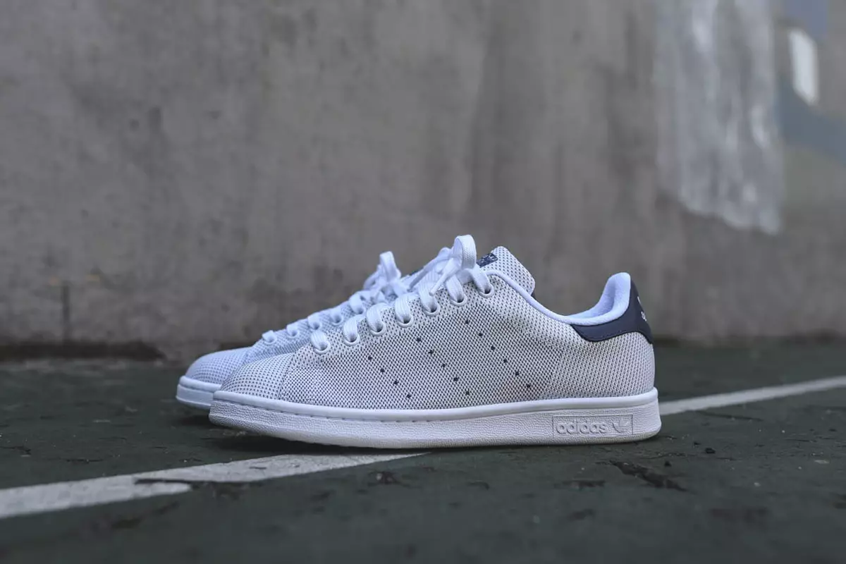 Adidas Stan Smith Weave White Navy