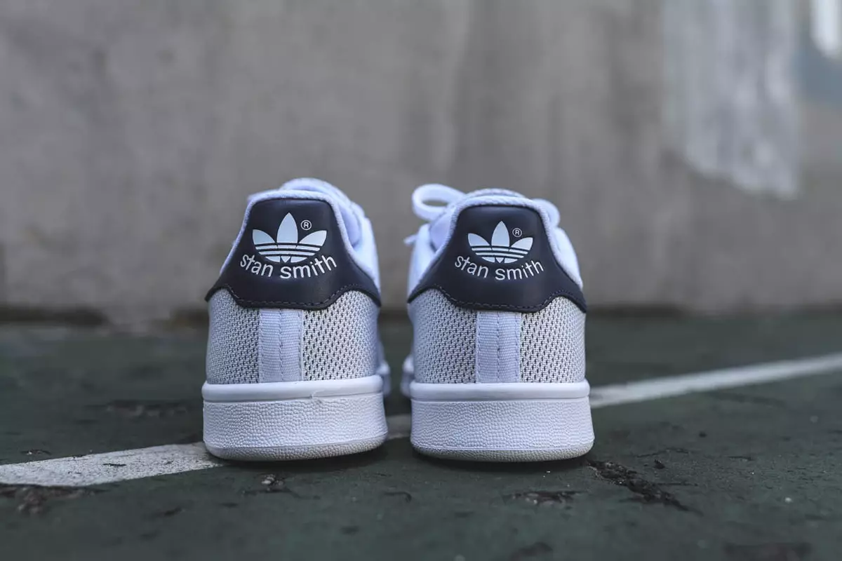 adidas Stan Smith teixit blanc marí