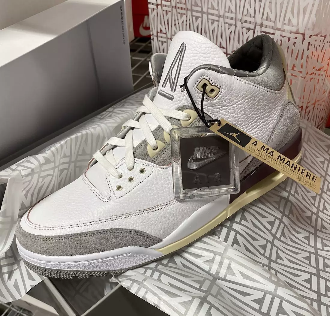 A Ma Maniere Air Jordan 3 chiqarilgan sana