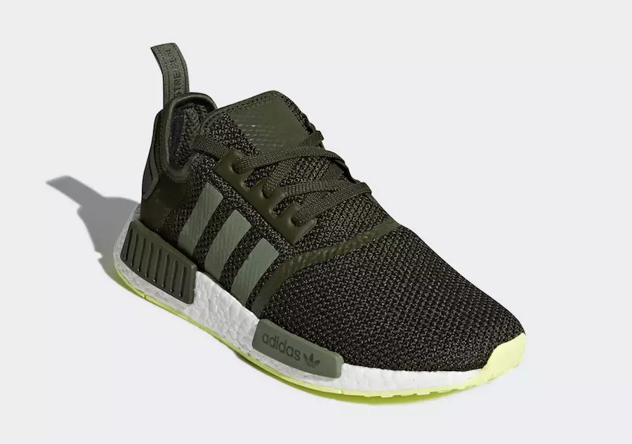 adidas NMD R1 Night Cargo ნახევრად გაყინული ყვითელი CQ2414