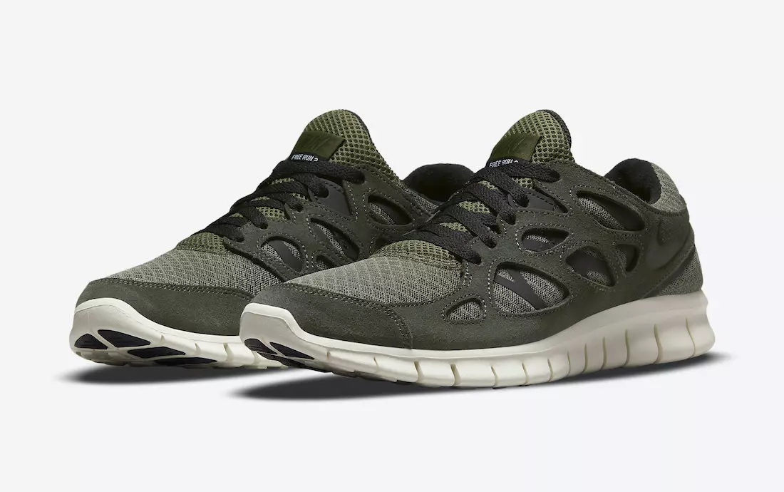 Nike Free Run 2 Kuz mavsumi uchun Oliveda chiqadi