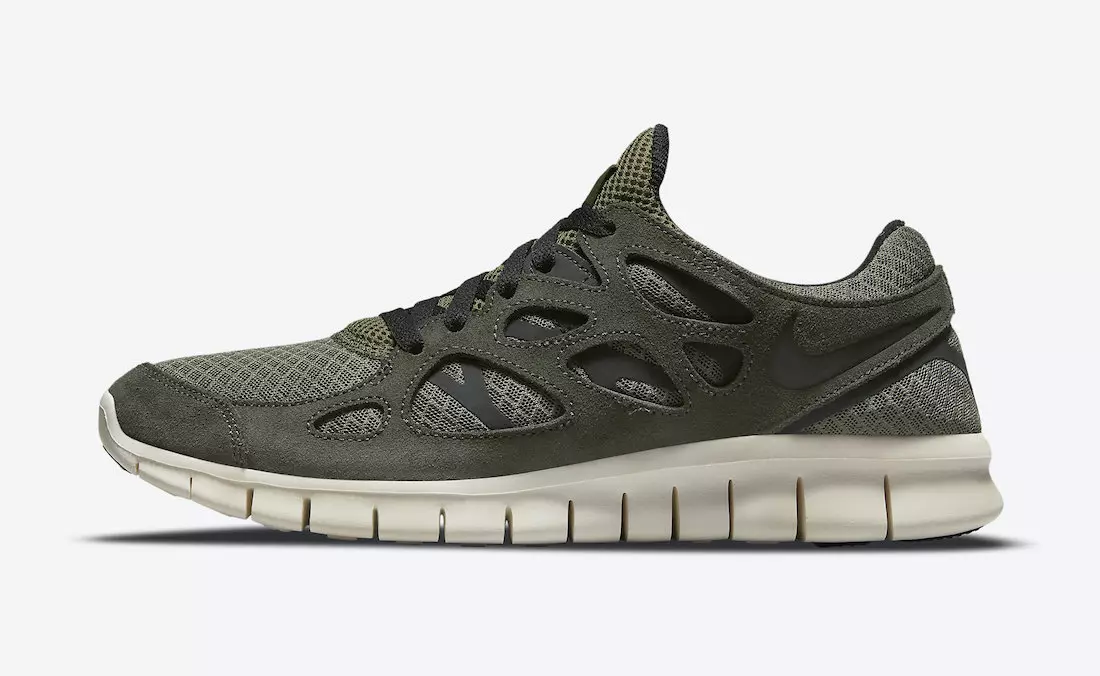 Nike Free Run 2 Sequoia Medium Olive 537732-305 Date de sortie