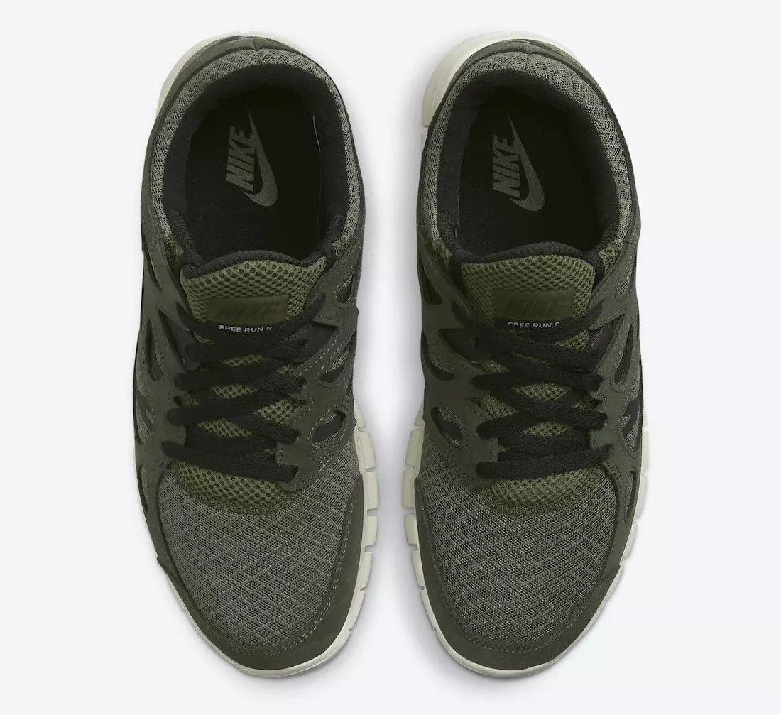 Nike Free Run 2 Sequoia Medium Olijf 537732-305 Releasedatum