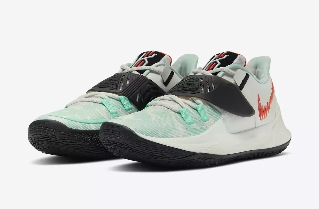 Nike Kyrie Low 3 mischt Jade und Orange