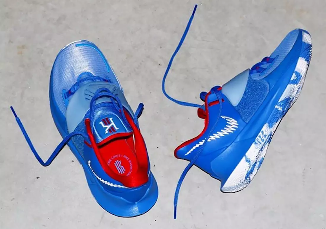 Nike Kyrie Low 3 Tie Dye University Blue University Red White CJ1287-400 Release Date