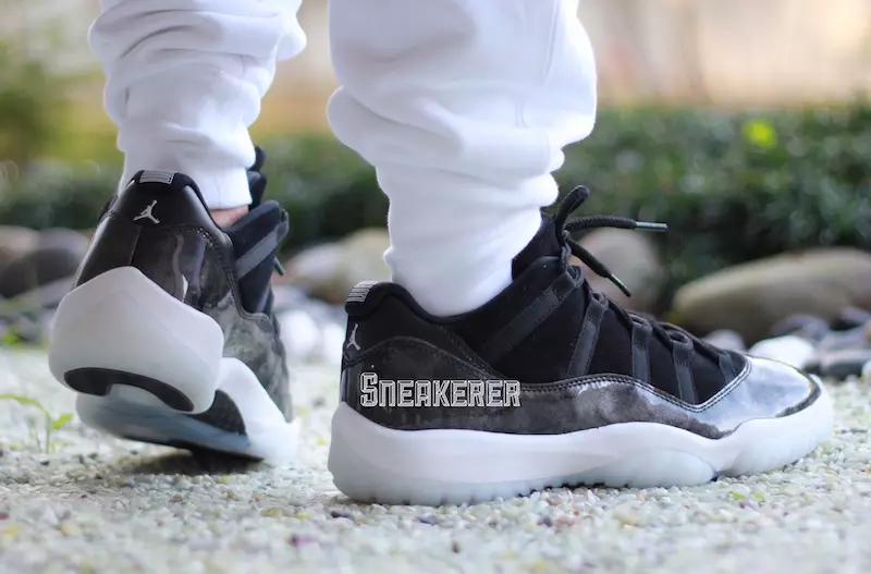 Air Jordan 11 Low Barons lábon