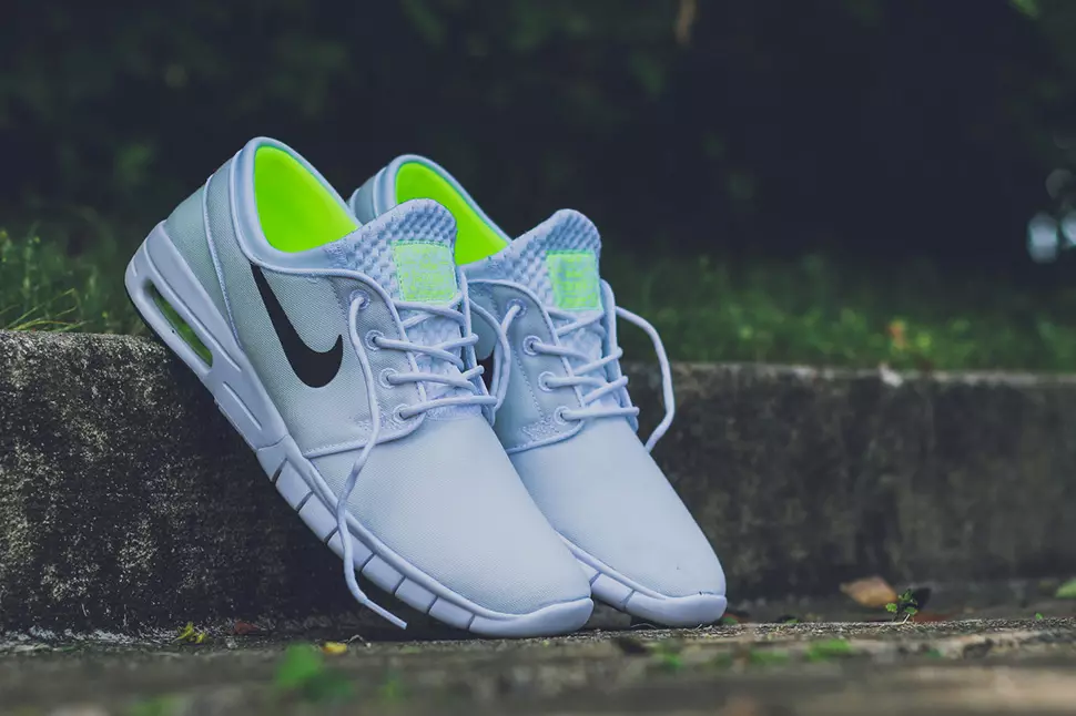 Nike SB Stefan Janoski Max Hvid Sort Volt