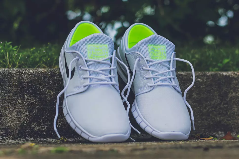 Nike SB Stefan Janoski Max Hvid Sort Volt